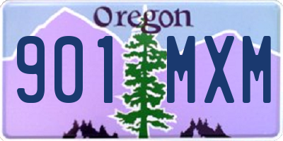 OR license plate 901MXM
