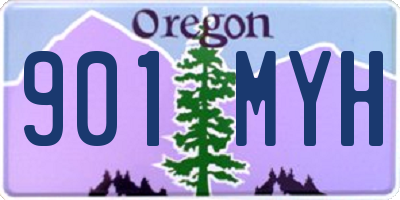 OR license plate 901MYH