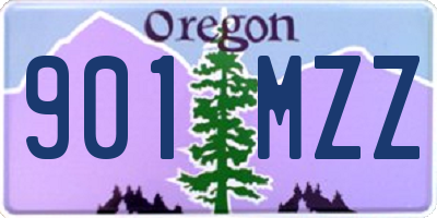 OR license plate 901MZZ
