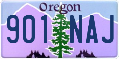 OR license plate 901NAJ