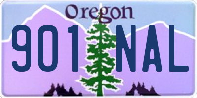 OR license plate 901NAL