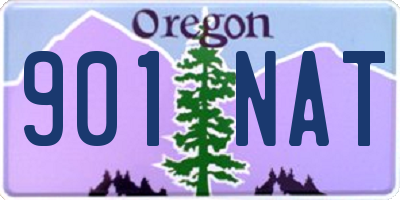 OR license plate 901NAT