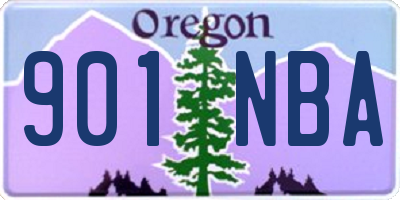 OR license plate 901NBA