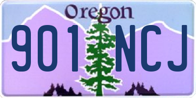 OR license plate 901NCJ