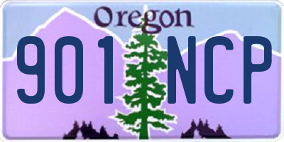 OR license plate 901NCP