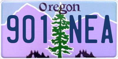 OR license plate 901NEA