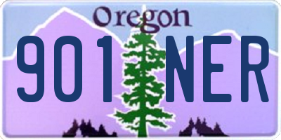 OR license plate 901NER