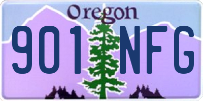 OR license plate 901NFG