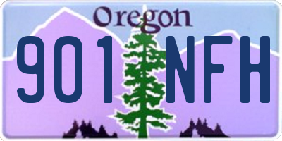 OR license plate 901NFH