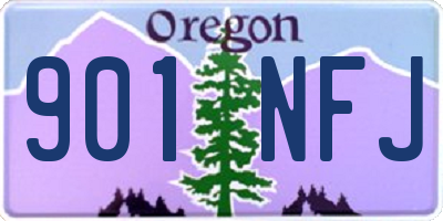 OR license plate 901NFJ