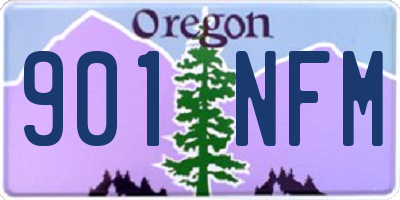 OR license plate 901NFM