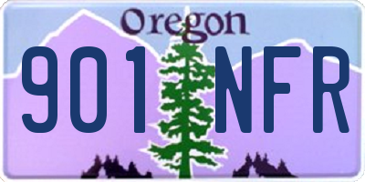 OR license plate 901NFR