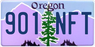 OR license plate 901NFT
