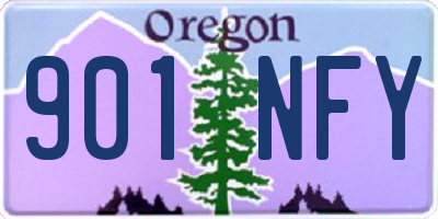 OR license plate 901NFY