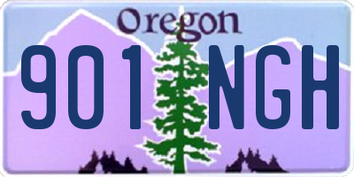 OR license plate 901NGH