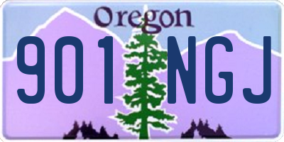 OR license plate 901NGJ