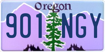 OR license plate 901NGY