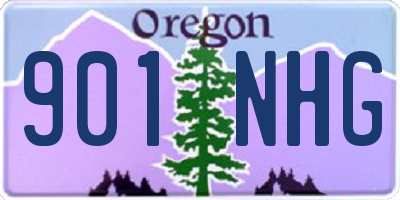 OR license plate 901NHG