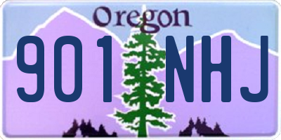 OR license plate 901NHJ