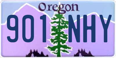 OR license plate 901NHY