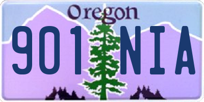 OR license plate 901NIA