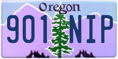 OR license plate 901NIP