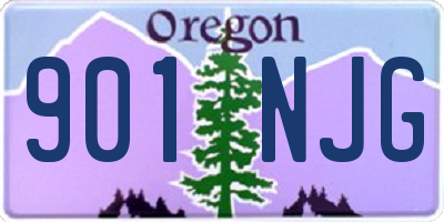 OR license plate 901NJG