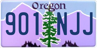 OR license plate 901NJJ