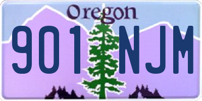 OR license plate 901NJM