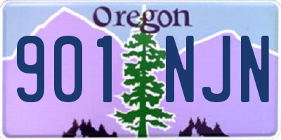 OR license plate 901NJN