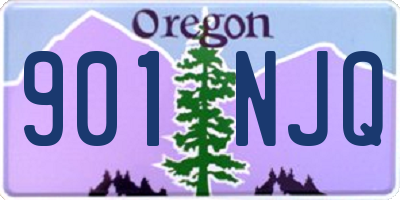 OR license plate 901NJQ