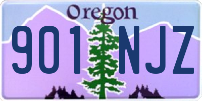 OR license plate 901NJZ