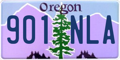 OR license plate 901NLA