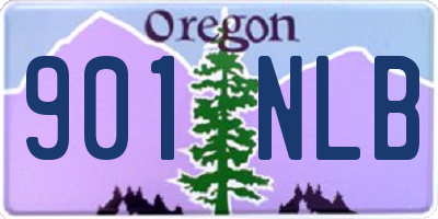 OR license plate 901NLB