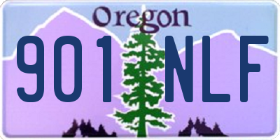 OR license plate 901NLF