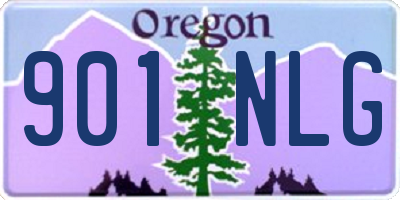 OR license plate 901NLG