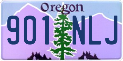 OR license plate 901NLJ