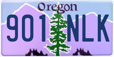 OR license plate 901NLK