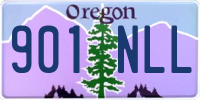 OR license plate 901NLL