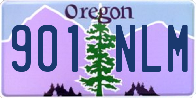 OR license plate 901NLM