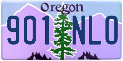 OR license plate 901NLO