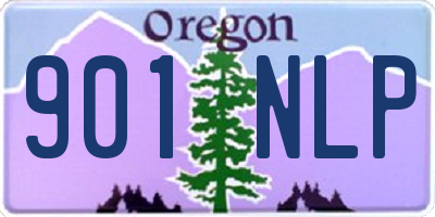 OR license plate 901NLP