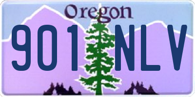 OR license plate 901NLV