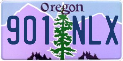OR license plate 901NLX