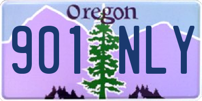 OR license plate 901NLY