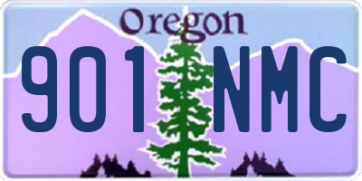 OR license plate 901NMC