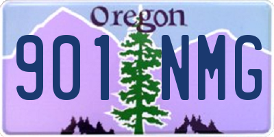 OR license plate 901NMG