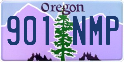 OR license plate 901NMP