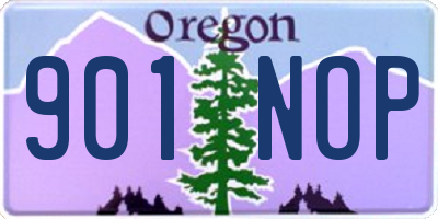 OR license plate 901NOP