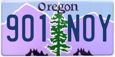 OR license plate 901NOY